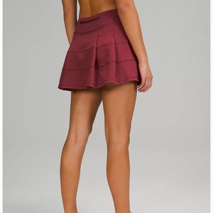 Lululemon Pace Rival Mid-Rise Skirt in Mulled Wine